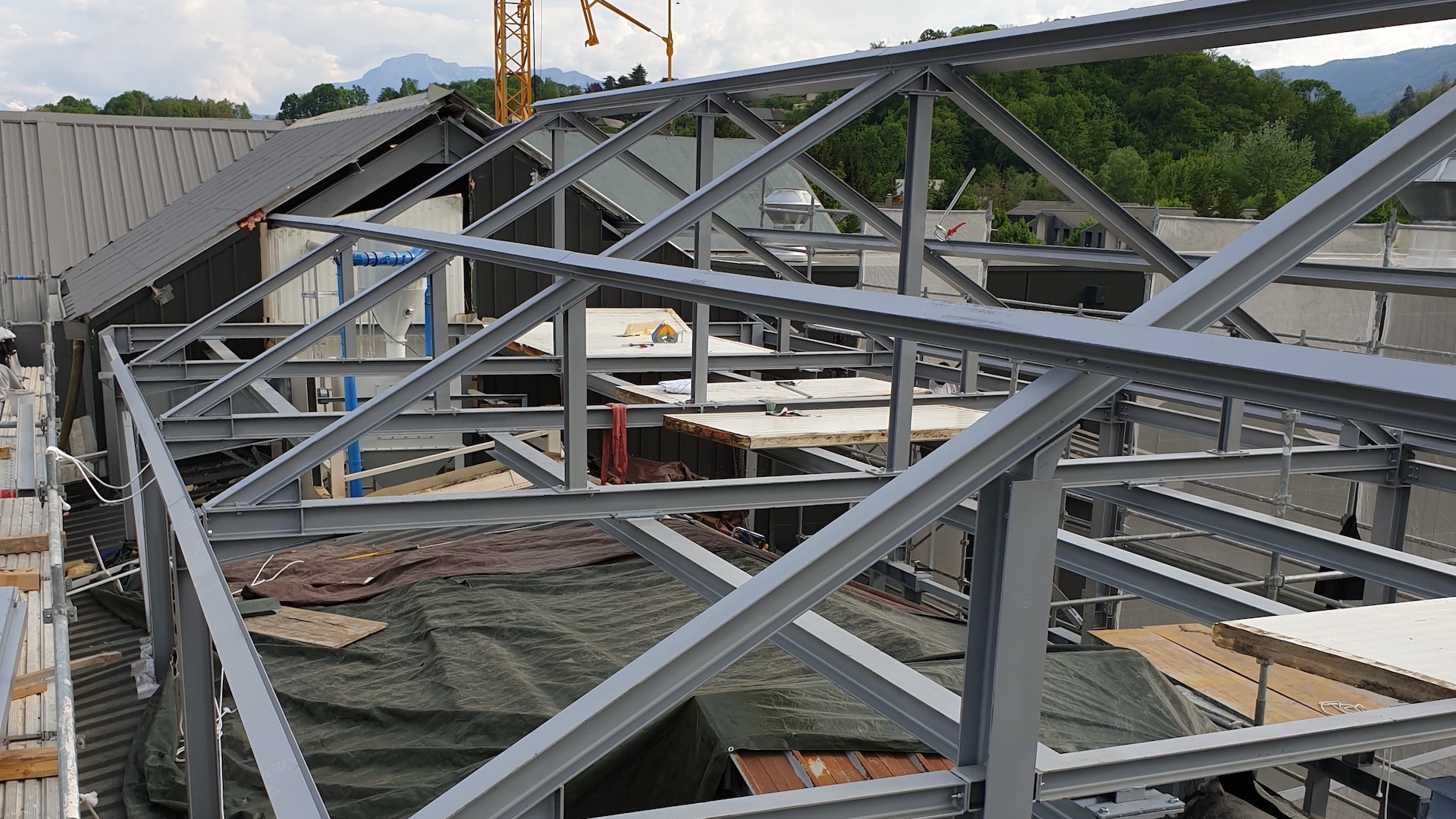 Rehausse bâtiment existant